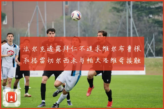 法尔克透露拜仁不追求维尔布鲁根和格雷切尔西未与帕夫洛维奇接触